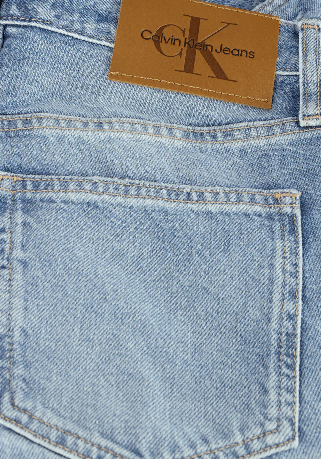 Blaue CALVIN KLEIN Kurze Hosen MOM SHORT - large