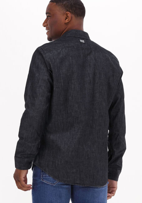Schwarze G-STAR RAW Casual-Oberhemd MARINE SLIM SHIRT L/S - large
