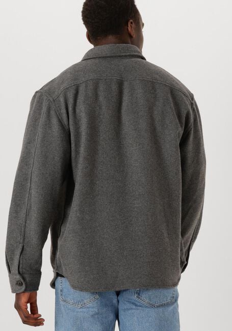 Graue SELECTED HOMME Overshirt SLHRLXPABLO WOOL BLEND OVERSHIRT - large