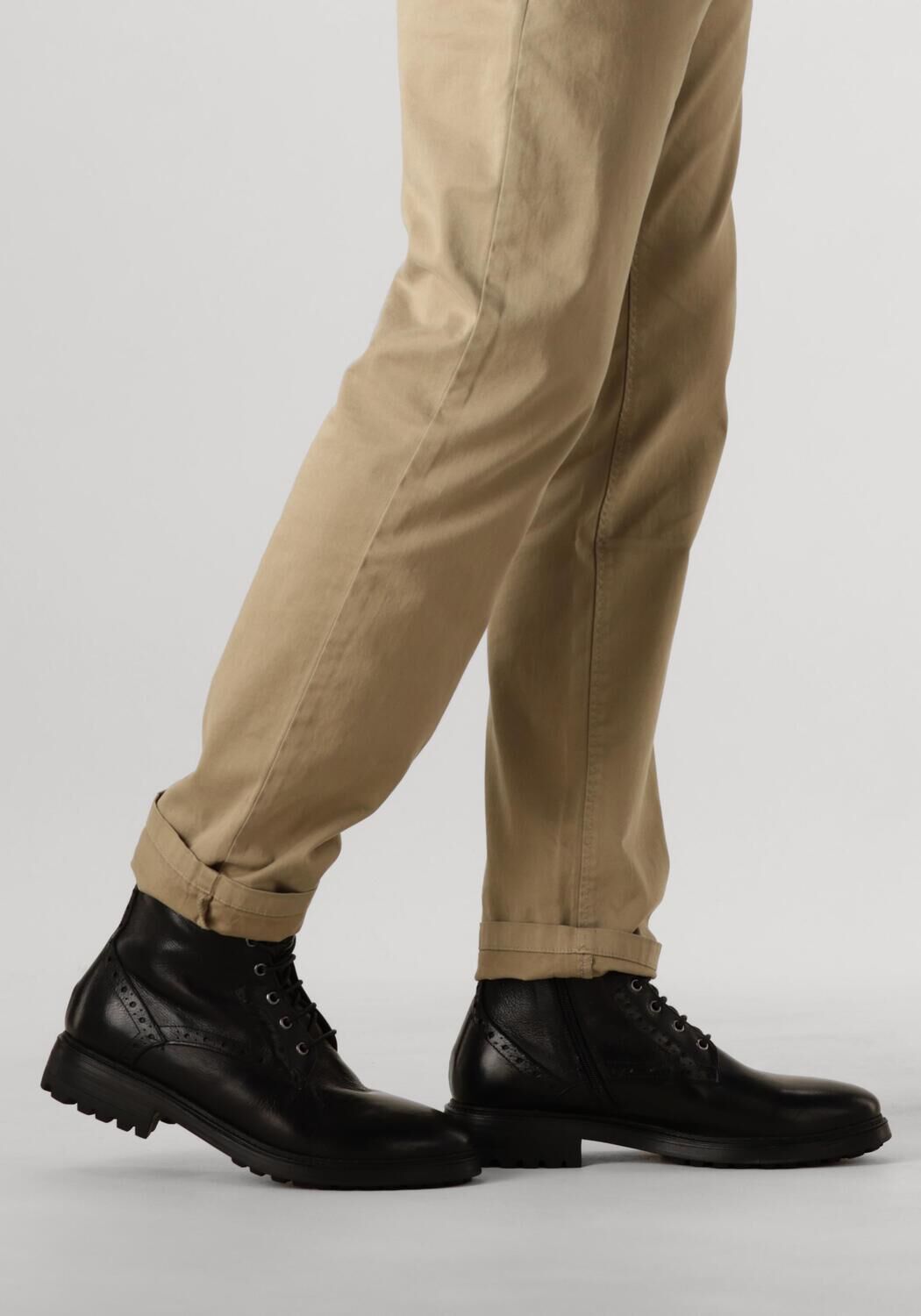 Schwarze STEFANO LAURAN Schn&uuml;rboots 3551 - large