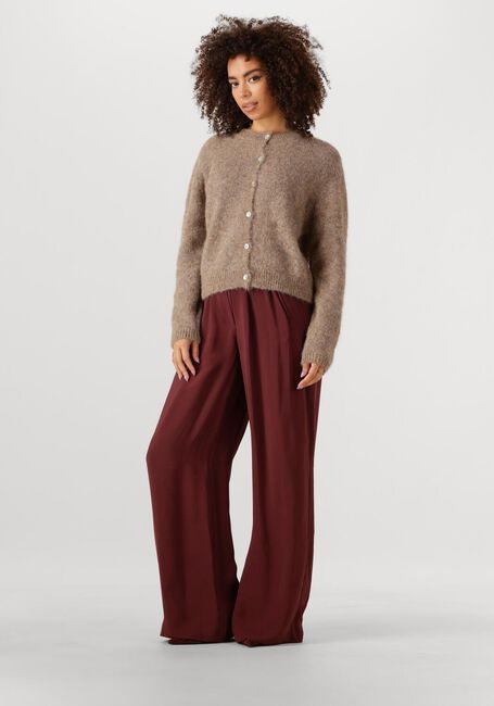 Braune BY-BAR Strickjacke CLEO NATURAL CARDIGAN - large