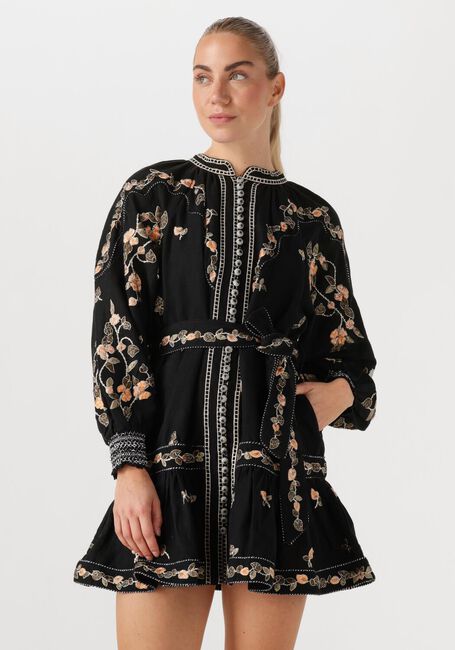 Schwarze SCARLETT POPPIES Minikleid FIUCCI SHORT DRESS - large