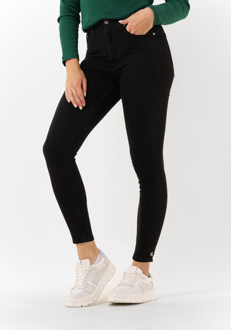 Schwarze CALVIN KLEIN Skinny jeans HIGH RISE SUPER SKINNY ANKLE - large