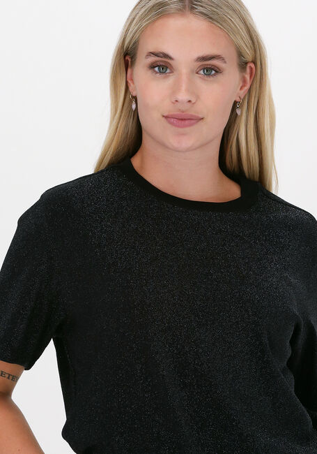 Schwarze SCOTCH & SODA T-shirt LOOSE FIT T-SHIRT 163780 - large