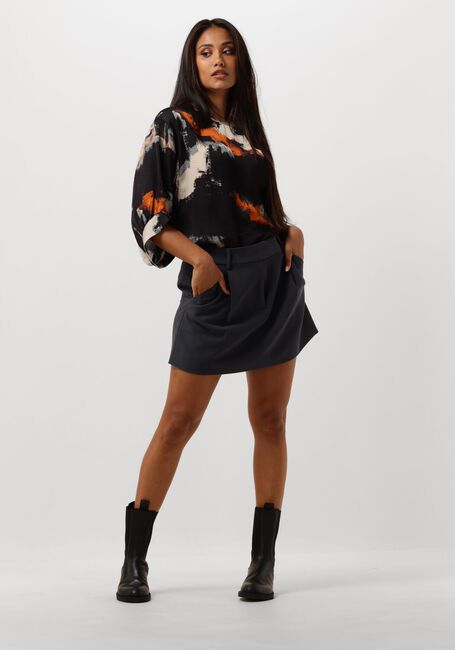 Schwarze SUMMUM Top TOP PAINTED PRINT - large