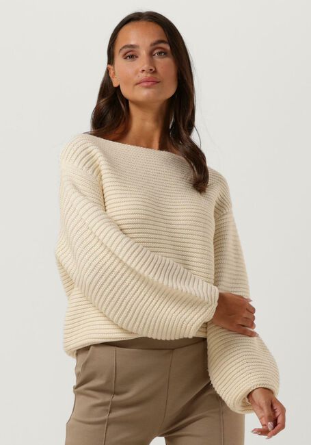 Weiße SIMPLE Pullover KELSEY KNIT-WO-22-3 - large