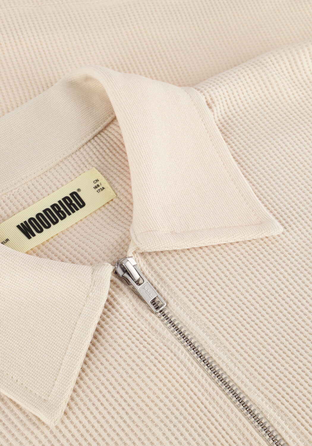 Sand WOODBIRD Polo-Shirt WBALTER WAFFEL POLO - large