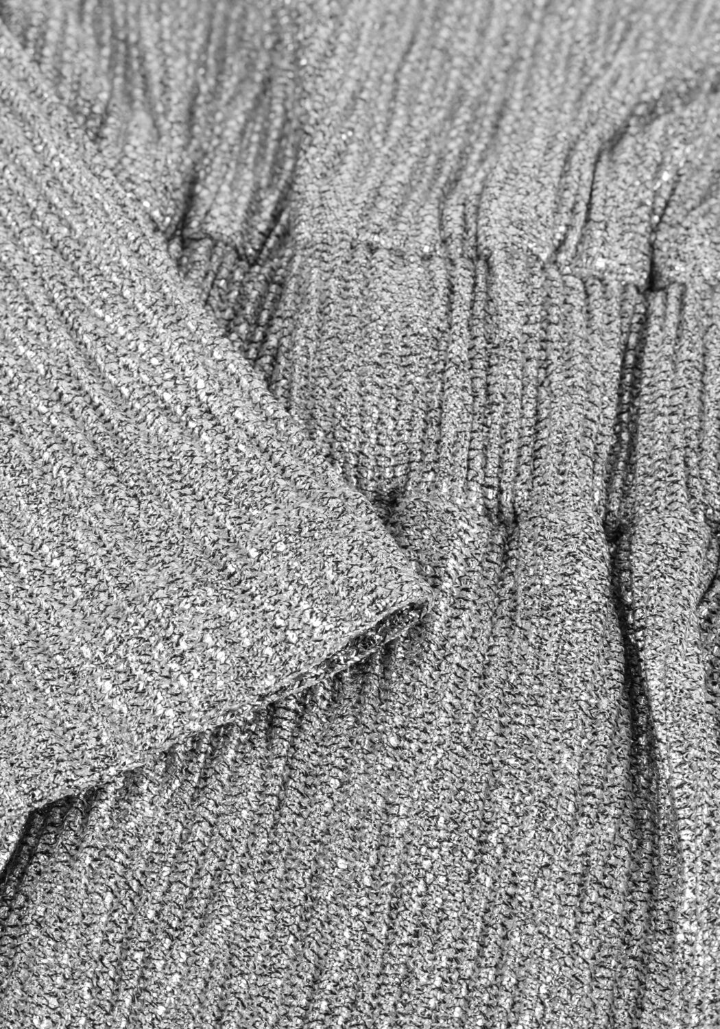 Silberne AI&KO Minikleid NIMRA PLISSE PES 165 G - large