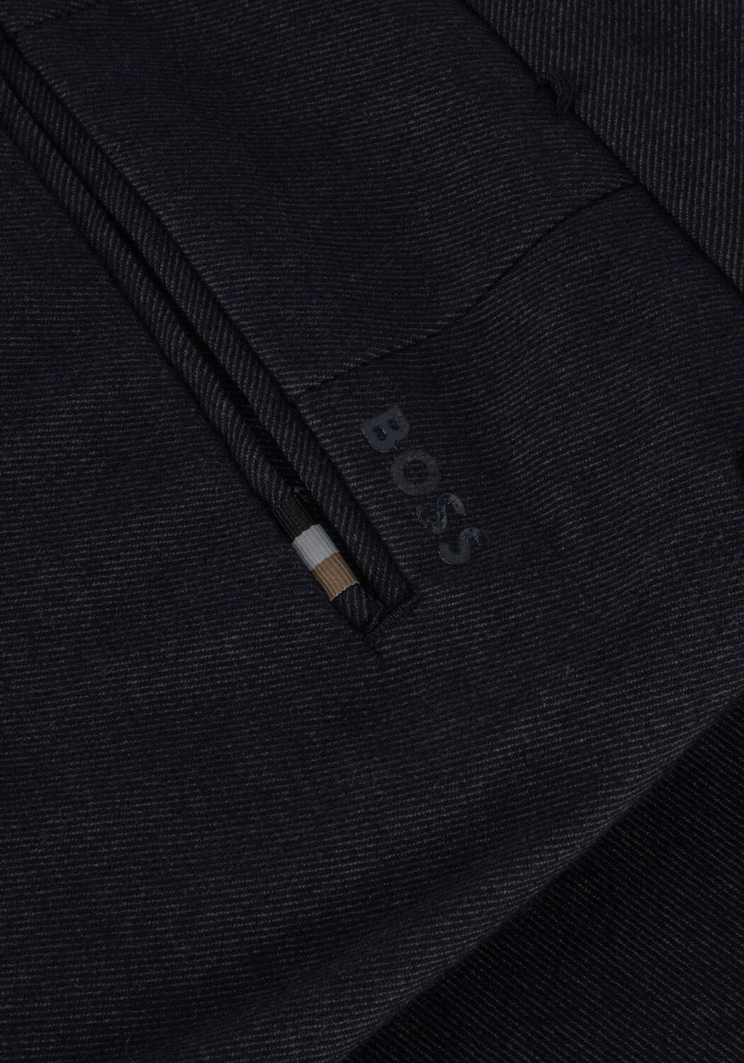 Dunkelblau BOSS BLACK Hose KAITO1 - large