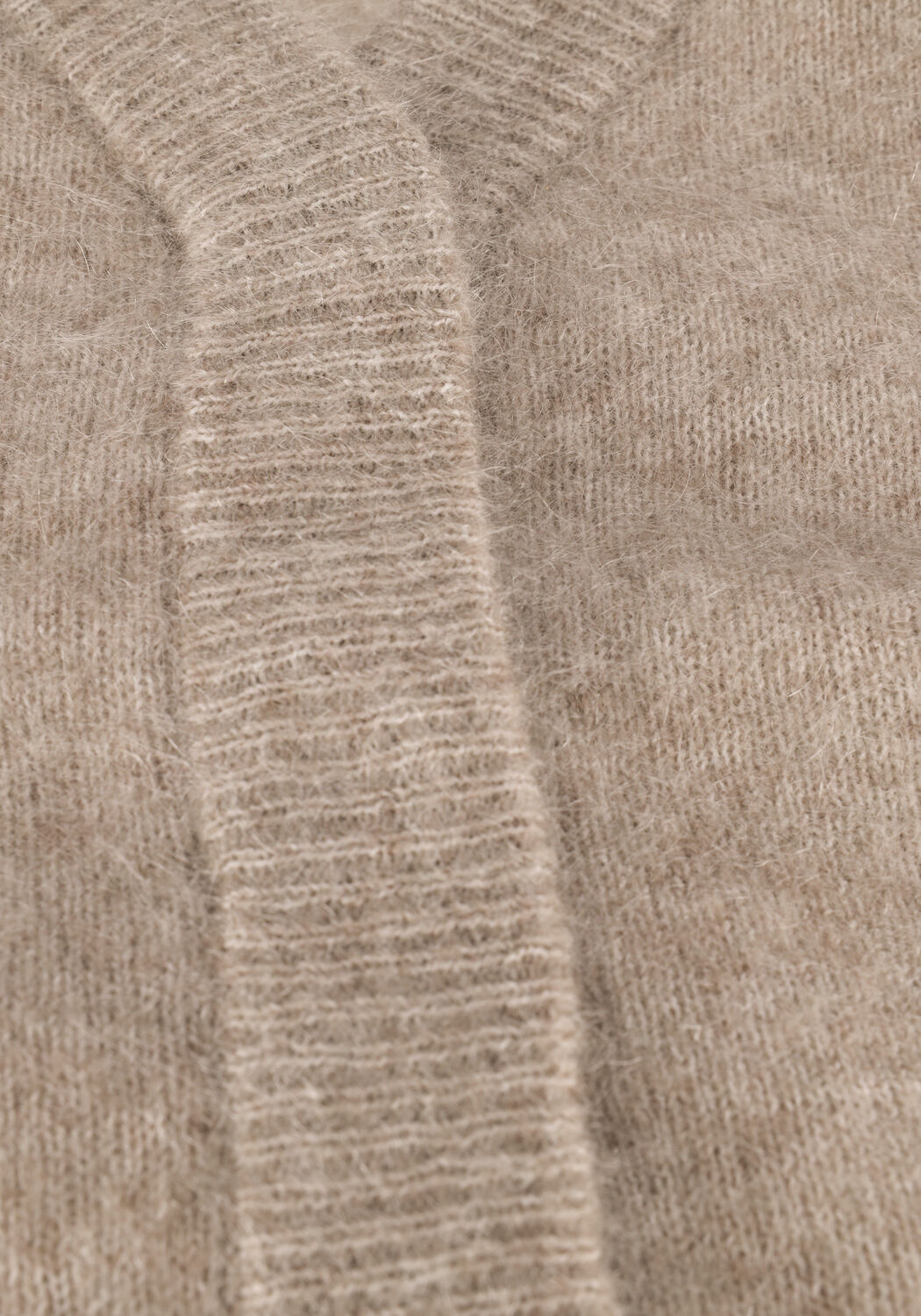 Braune SECOND FEMALE Strickjacke BROOK KNIT BOXY CARDIGAN - large