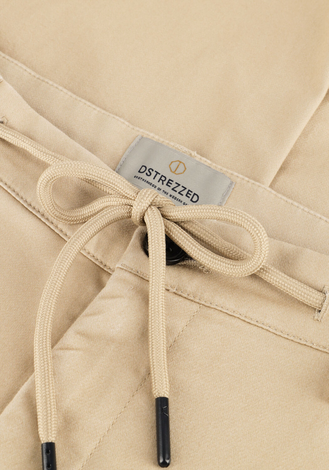 Sand DSTREZZED Chino LANCASTER TWILL KNIT TAPERED JOGGER - large