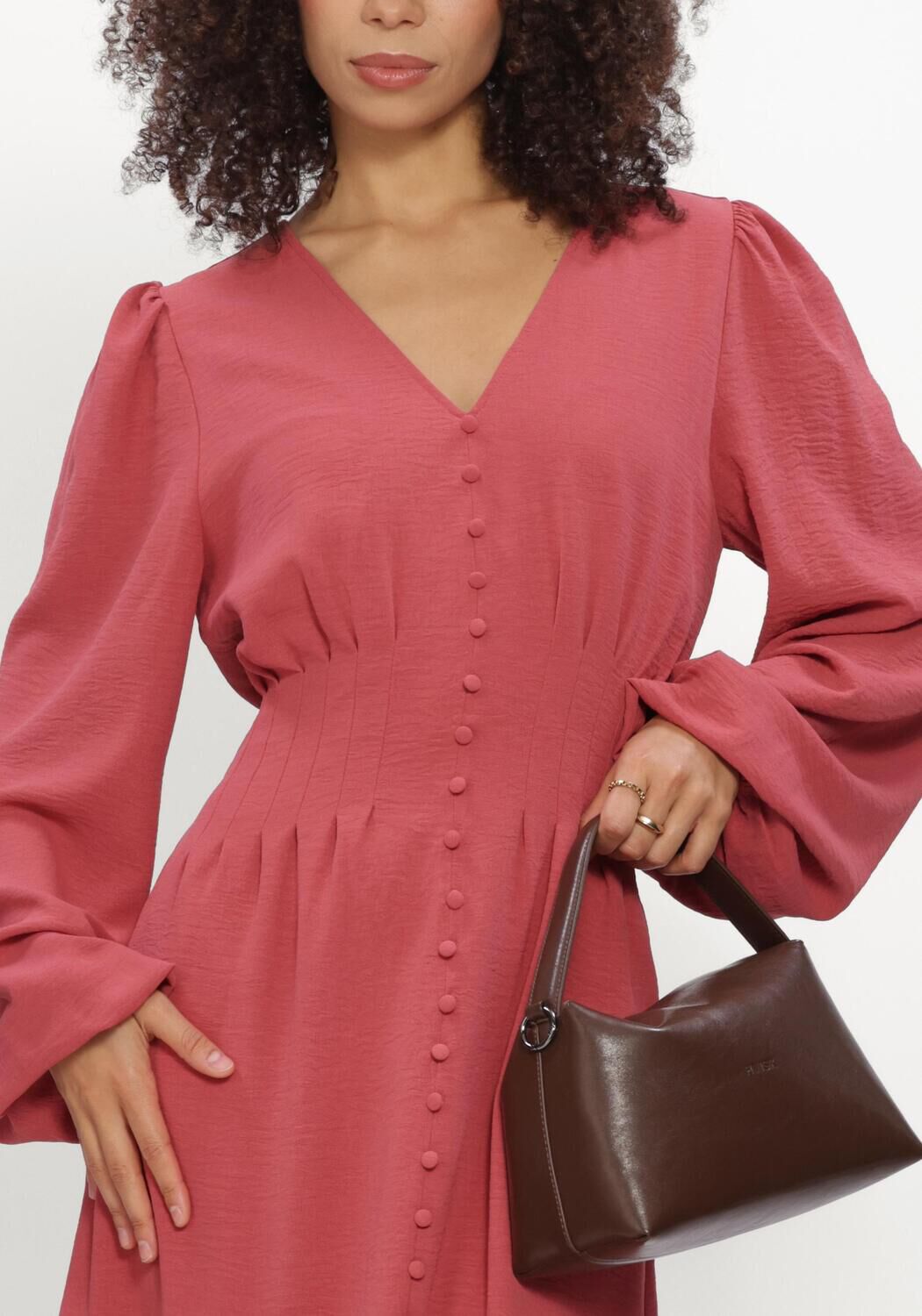 Rosane NEO NOIR Kleider ANNELIE SOLID CREPE DRESS - large
