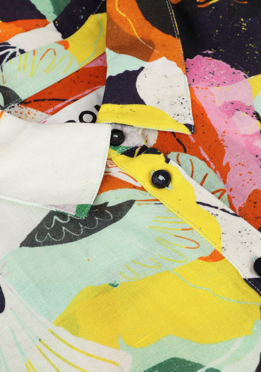 Mehrfarbige/Bunte POM AMSTERDAM Blusen PARADISE LINEN - large