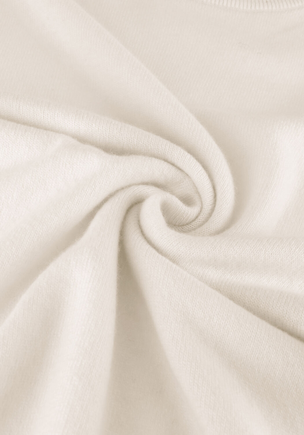 Ecru VANILIA Rollkragenpullover SHEER CASHMERE ROLLNECK - large