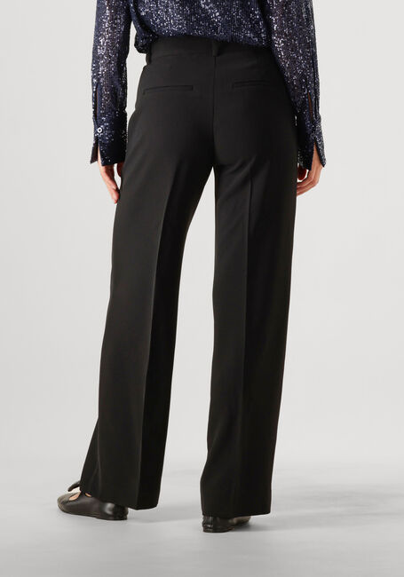 Schwarze SECOND FEMALE Hose FIQUE STRAIGHT TROUSERS - large