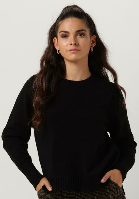 Schwarze CO'COUTURE Pullover MERO O KNIT - large