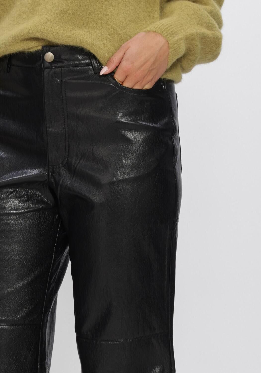 Schwarze AAIKO Lange Hosen RIANNE PU 689 - large