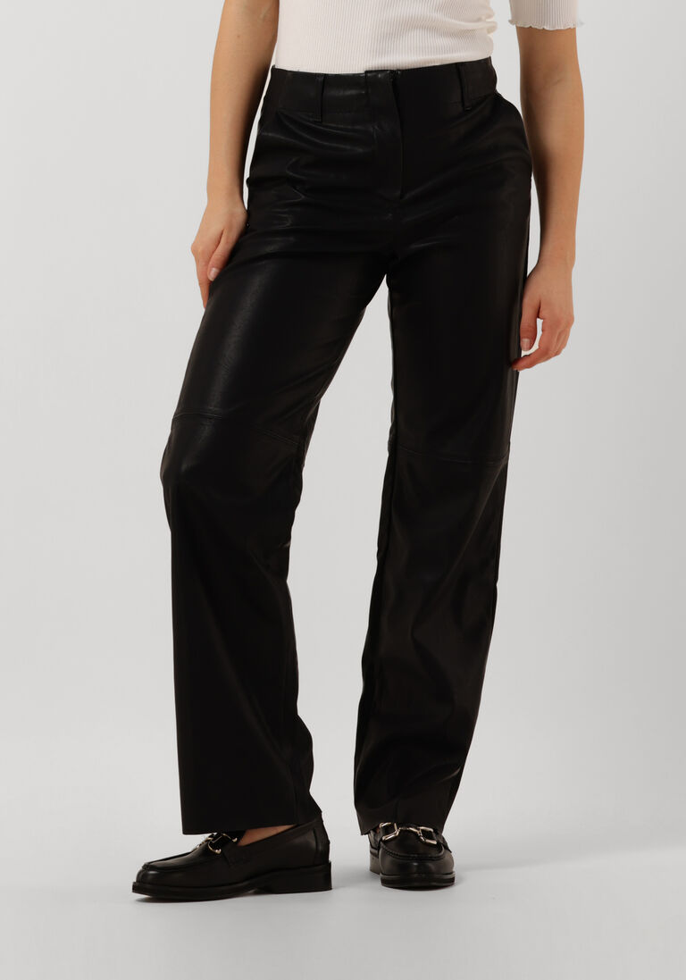 schwarze knit-ted weite hose naomi pant