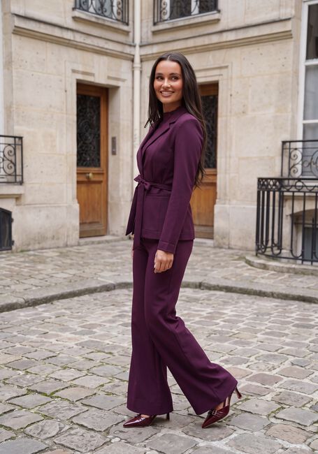 Bordeaux STUDIO ANNELOES Hose LEXIE BONDED TROUSERS - large