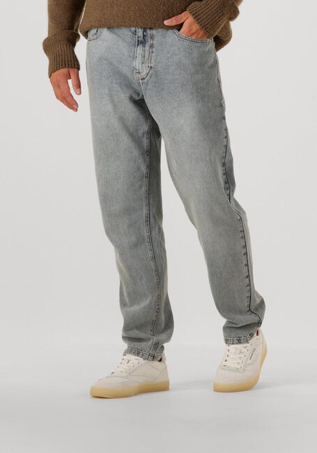 Graue LES DEUX Straight leg jeans RYDER WASHED DENIM JEANS - large