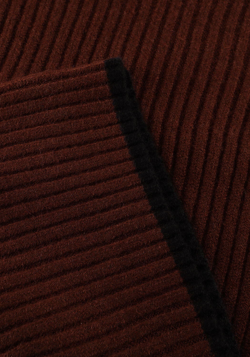 Braune CO'COUTURE Pullover ROW PUFF RIB ROLLNECK - large