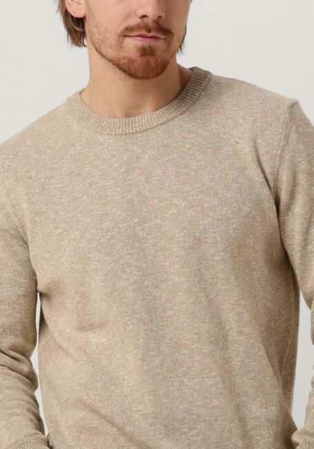 Beige SCOTCH & SODA Pullover MELANGE CREWNECK PULLOVER - large