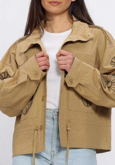 Camelfarbene ANTIK BATIK Blazer MARIA JACKET - large