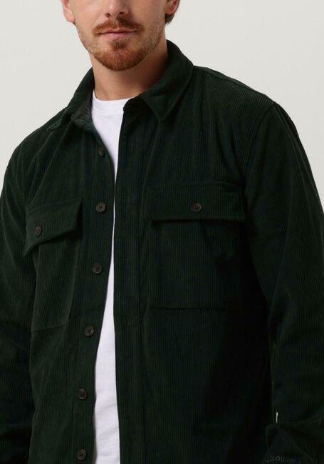 Dunkelgrün COLOURFUL REBEL Overshirt LOGAN CORDUROY SHIRT - large