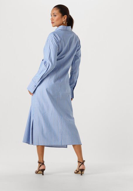 Blaue WITHBLACK Kleider WBLMESA STRIPED LS MIDI DRESS - large