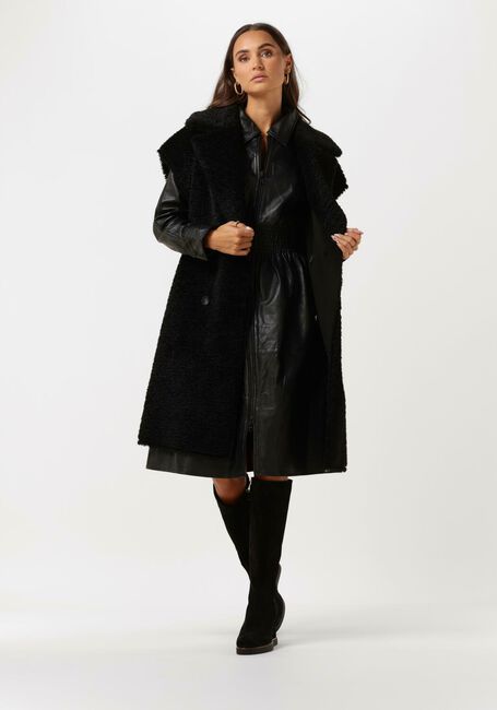 Schwarze EST'SEVEN Midikleid EST’ELISE - large