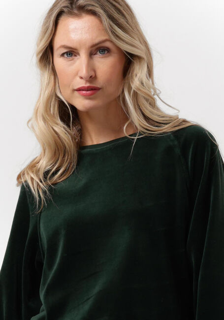Grüne BY-BAR Sweatshirt FENNE VELVET SWEATER - large