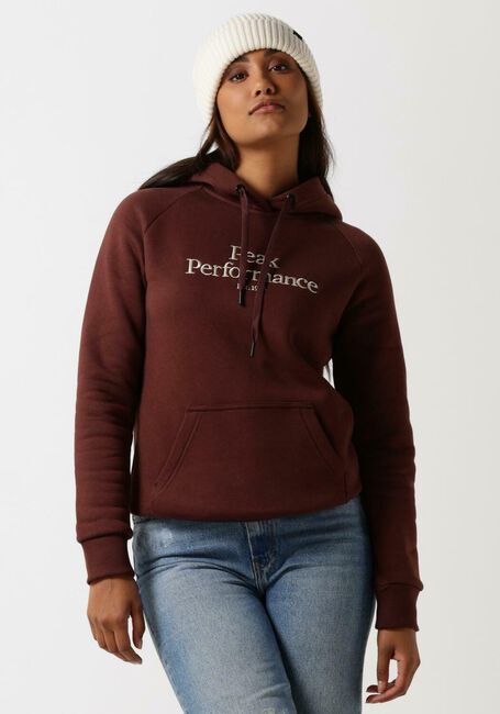 Bordeaux PEAK PERFORMANCE Pullover W ORIGINAL HOOD - large