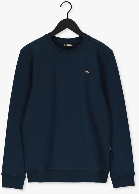 Blaue NATIONAL GEOGRAPHIC Sweatshirt CREW NECK - large