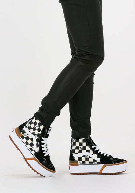 Schwarze VANS Sneaker High UA SK8-HI STACKED - large