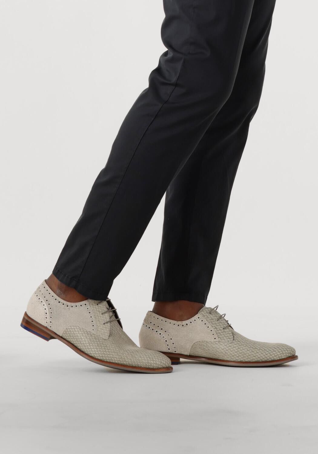 Graue FLORIS VAN BOMMEL Business Schuhe SFM-30361 DE STAPPER - large