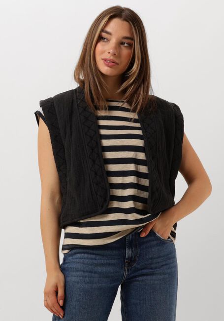 Schwarze BY-BAR Gilet ISLA EMBROIDERY JACKET - large