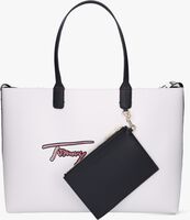 Weiße TOMMY HILFIGER Shopper ICONIC TOMMY TOTE SIGNATURE - medium