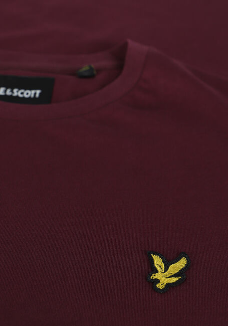Bordeaux LYLE & SCOTT T-shirt PLAIN T-SHIRT - large
