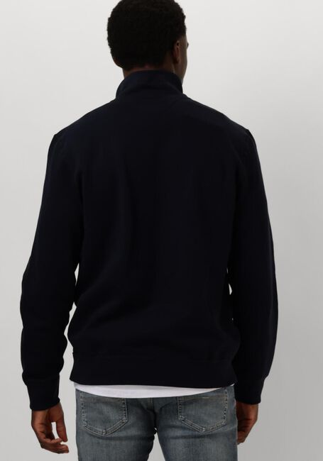 Dunkelblau TOMMY HILFIGER Pullover ESSENTIAL FLEECE 1/4 ZIP - large