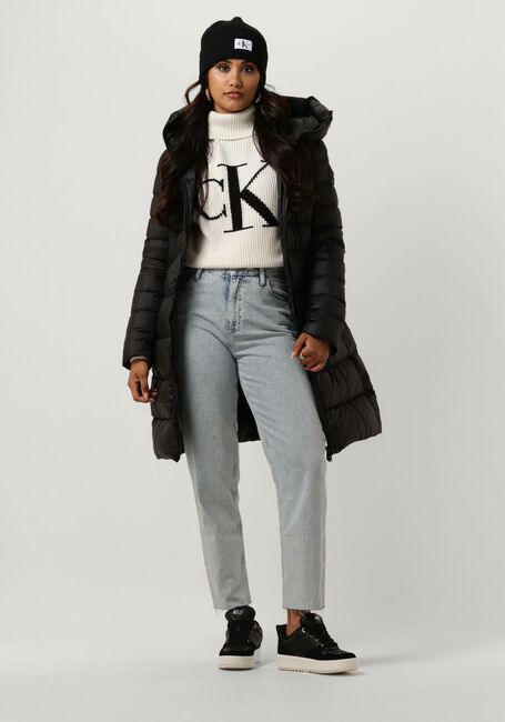 Nicht-gerade weiss CALVIN KLEIN Rollkragenpullover BLOWN UP CK LOOSE SWEATER - large