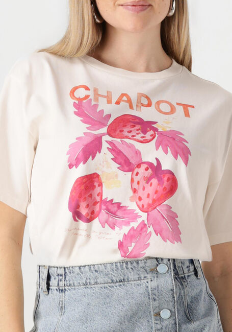 Nicht-gerade weiss FABIENNE CHAPOT T-shirt STEVE SKETCHBOOK T-SHIRT - large