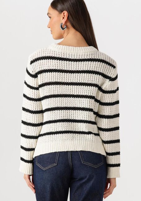 Mehrfarbige/Bunte MODSTRÖM Pullover MADDIEMD STRIPE O-NECK - large