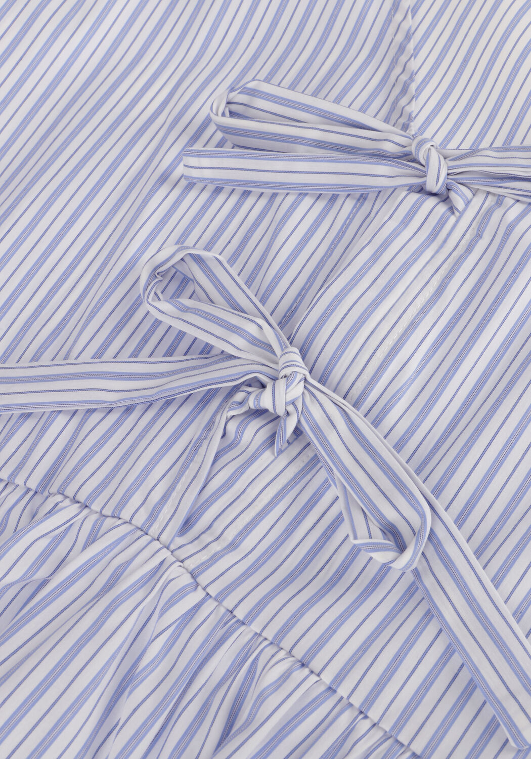 Hellblau NEO NOIR Top MANJA STRIPE TOP - large