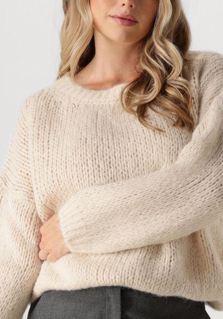 Beige SUMMUM Pullover SWEATER ALPACA BLEND KNIT - large