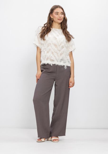 Nicht-gerade weiss SELECTED WOMEN Tops & T-shirts SLFMYLINE SS BOAT NECK TOP - large