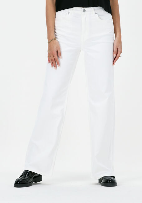 Weiße SELECTED FEMME Wide jeans SLFALICE HW LONG WIDE SNOW - large