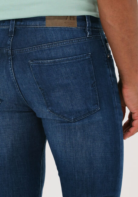 Dunkelblau SELECTED HOMME Slim fit jeans SLHSLIM-LEON 22602 M.BLUE SUP JNS W - large