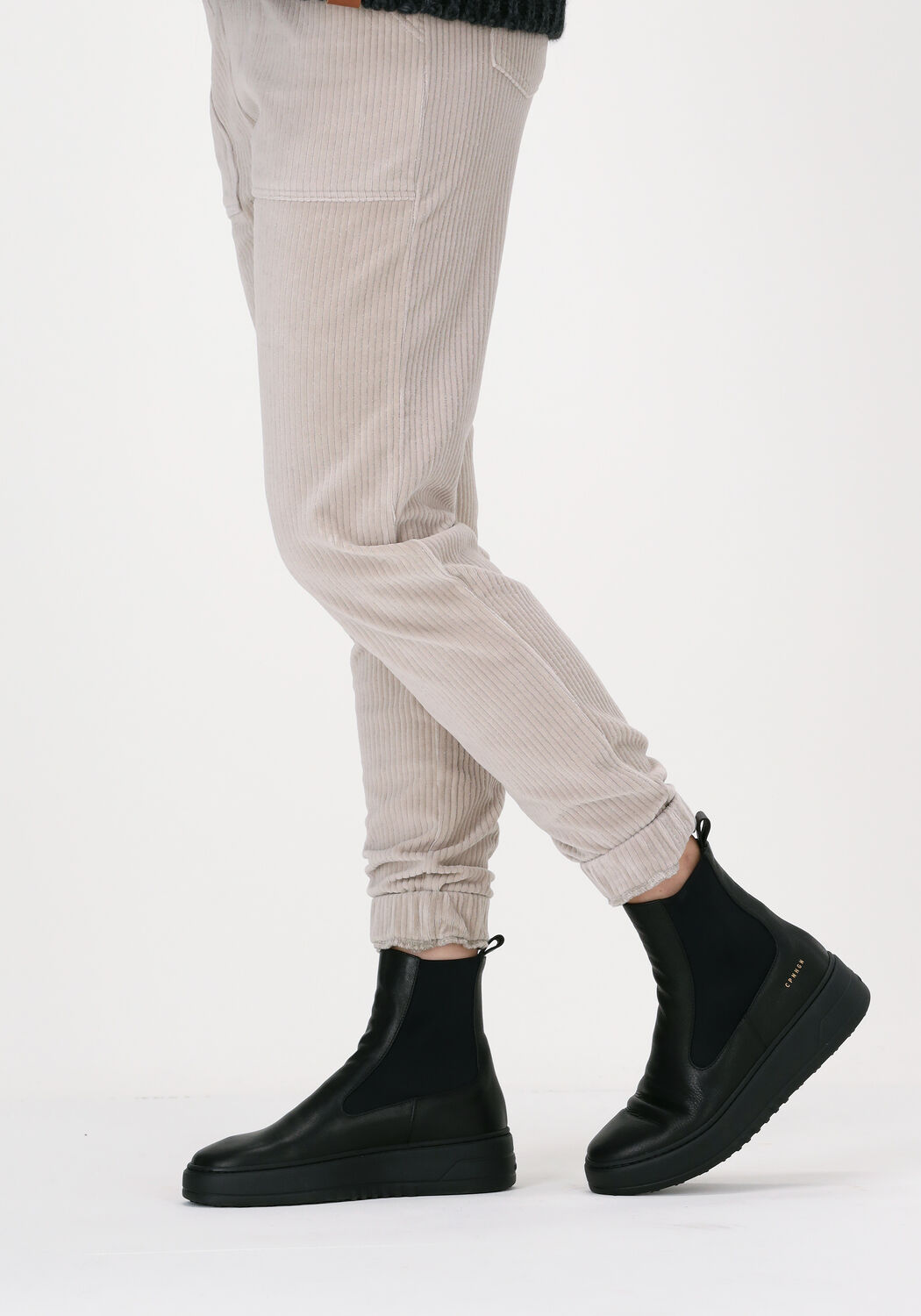 Schwarze COPENHAGEN STUDIOS Chelsea Boots CPH113 - large