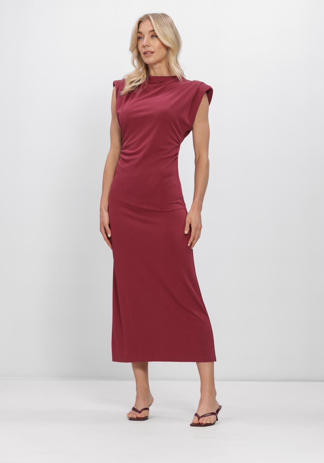 Bordeaux Y.A.S. Kleider YASNINGBO SL LONG DRESS - large