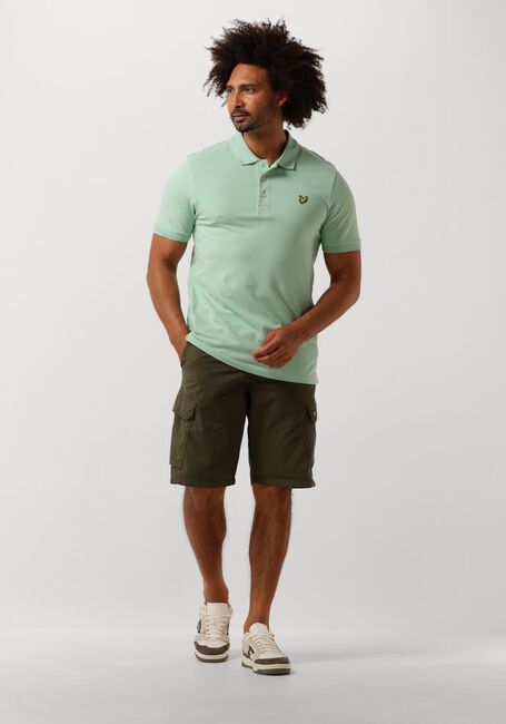 Grüne LYLE & SCOTT Polo-Shirt PLAIN POLO SHIRT - large